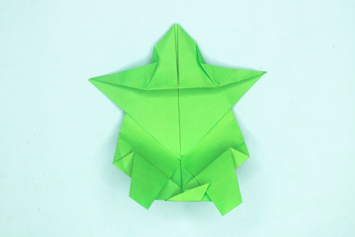 origami turtle step 22