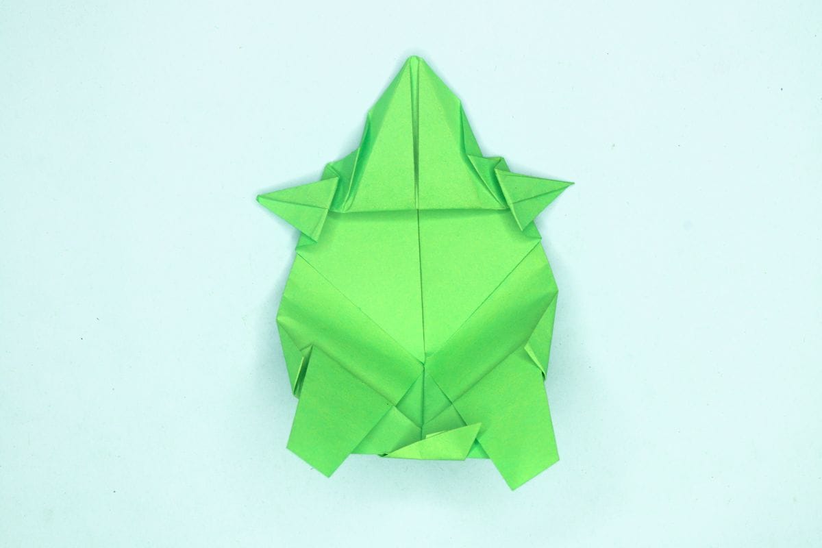 origami turtle step 25