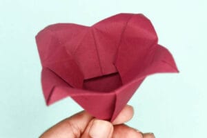 How to Make an Origami Bell Flower
